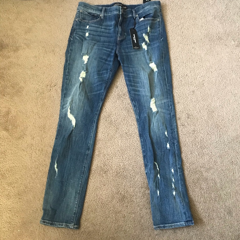 New Express super skinny jeans